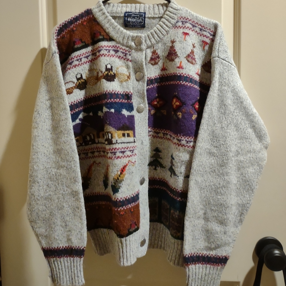 WOOLRICH 100% wool cardigan
